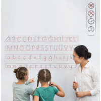 Sihirli Kağıt Yazı Tahtası Harfli Kılavuz Statik Tutunma Özellikli Yapıştırma Gerektirmez 120x55cm