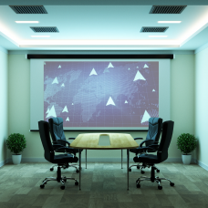 Magic Paper Projection Screen 100x150cm Static Cling Feature