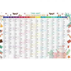 Magic Paper 2025 Mini Annual Plan 56x85cm