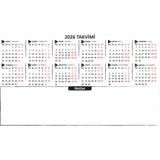 Magic Paper 2026 Mini Annual Plan (SK-02) 56x100cm