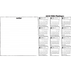 Magic Paper 2026 Mini Annual Plan (SK-04) 56x100cm