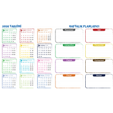 Magic Paper 2026 Mini Annual Plan (SK-01) 56x100cm