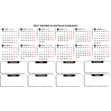 Sihirli Kağıt 2027 Mini Yıllık Plan (SK-03) 56x100cm Sihirli Kağıt 2027 Mini Yıllık Plan (SK-03) 56x100cm